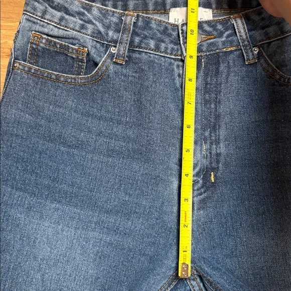 Hayden LA Classic Blue Denim Cropped Skinny Jeans Darling Hemline Women’s S - Picture 11 of 14